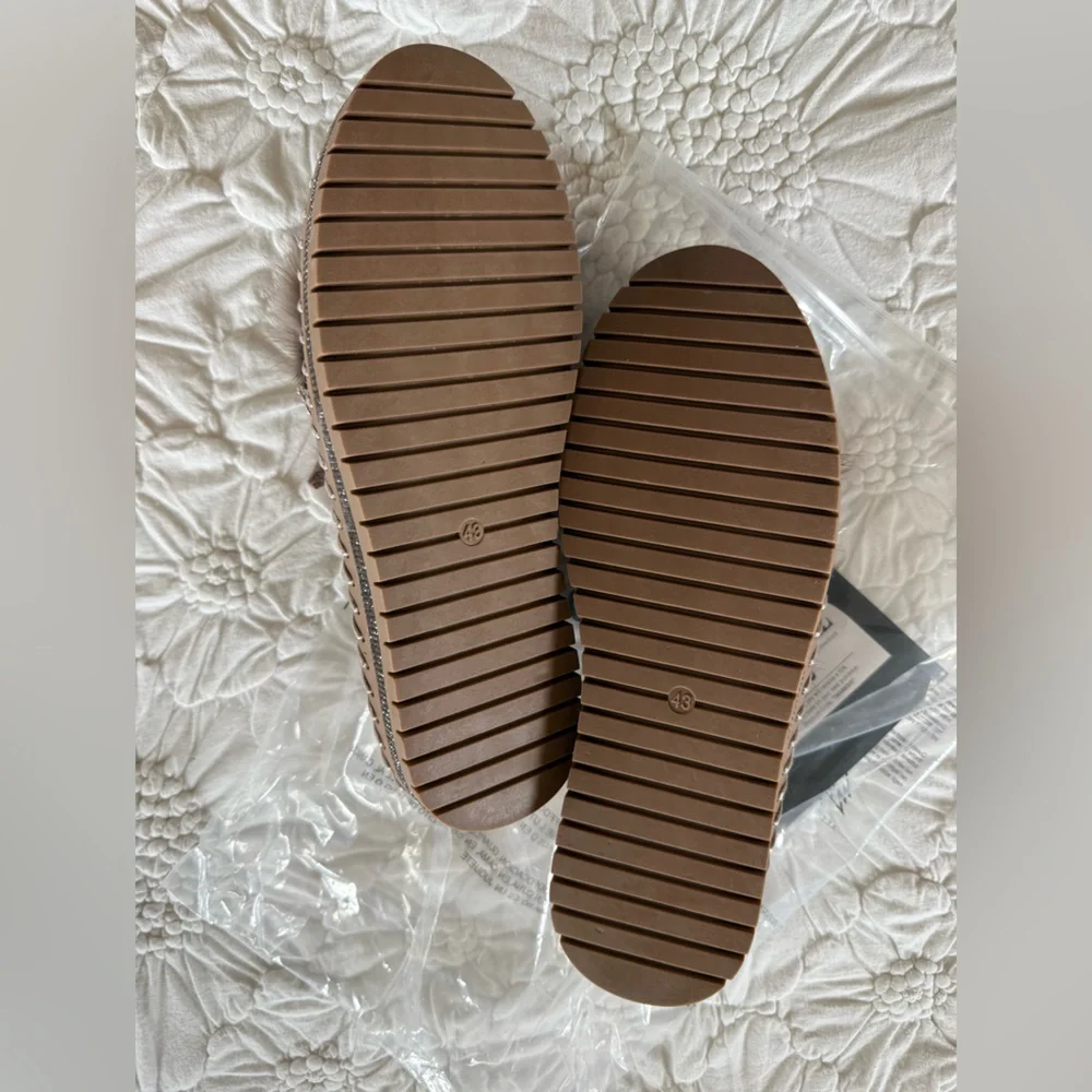 Brown Sparkle Loafers - Picture 9 of 10